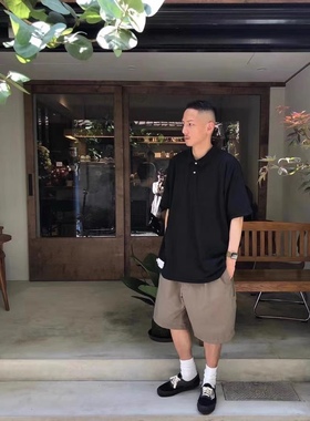 WTAPS POLO SS 03 USA/SHIRT.COTTON  夏季休闲短袖T恤男22SS