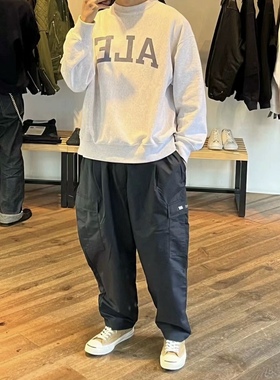 日系宽松WTAPS L6 TROUSERS RIPSTO大兜工装裤网格户外机能风24SS
