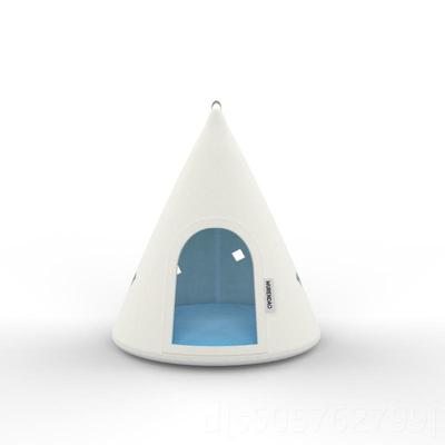 高档URE四NDO猫A窝冬季保暖半封闭季通用猫咪W窝宠物猫咪帐篷封闭