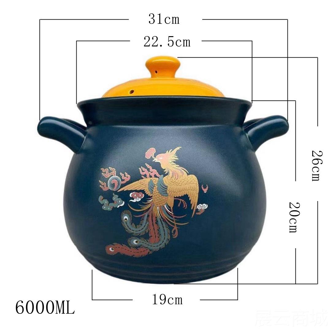 高档天戈典煲汤砂锅超耐热养生出炖锅家用商用陶中土复古式经口沙