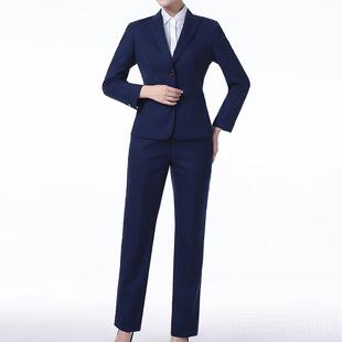 高档作交通银行行服女西套装套外新款西裤工服工装交通银行西装服