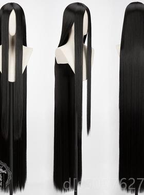 高档曼柒殿万用长直发150c色m黑色白温银白色古装阁长直发高丝cos