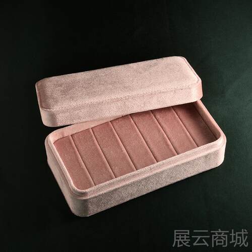 高档塔梅琳盒202饰4新款戒指收纳盒防化氧戒指盒高档复古精首致钻 - 封面
