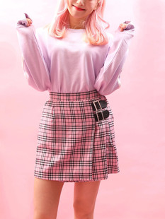 日单  喂狗 少女运动袖子横杠 喂狗 胸前字母刺绣套头卫衣