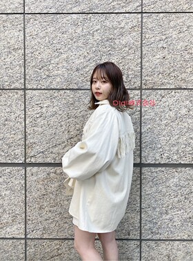 春季新款 CH 纯元 画册款 流苏宽松 牛仔外套