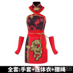 高档年会舞蹈服女团性感中国爵士舞服装街套装韩风舞打歌服舞女演