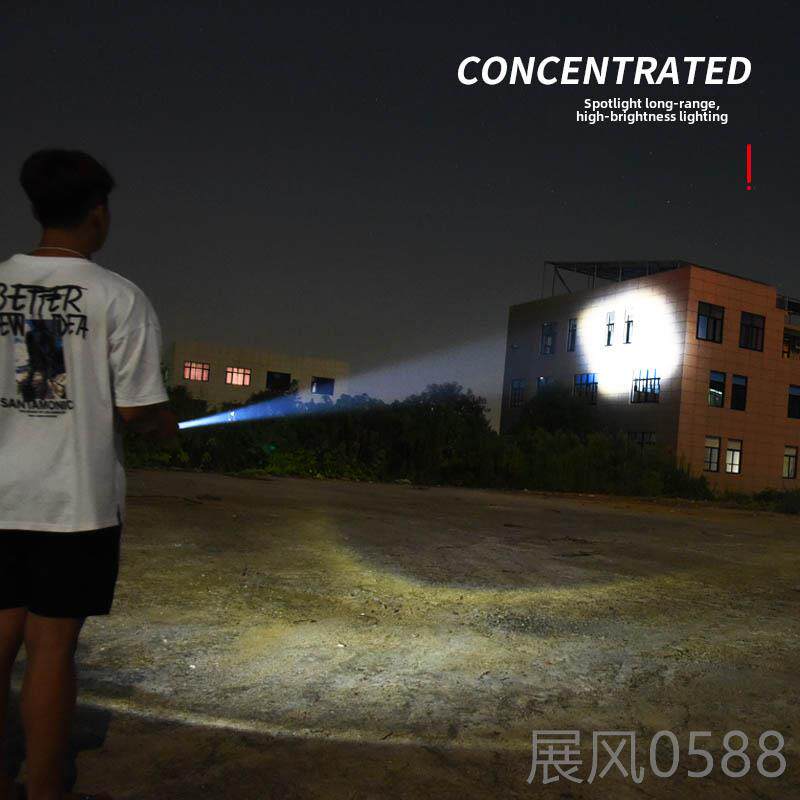 高档Zoom超亮电筒迷你充自行车便携式远程小型行车灯，用于观察手