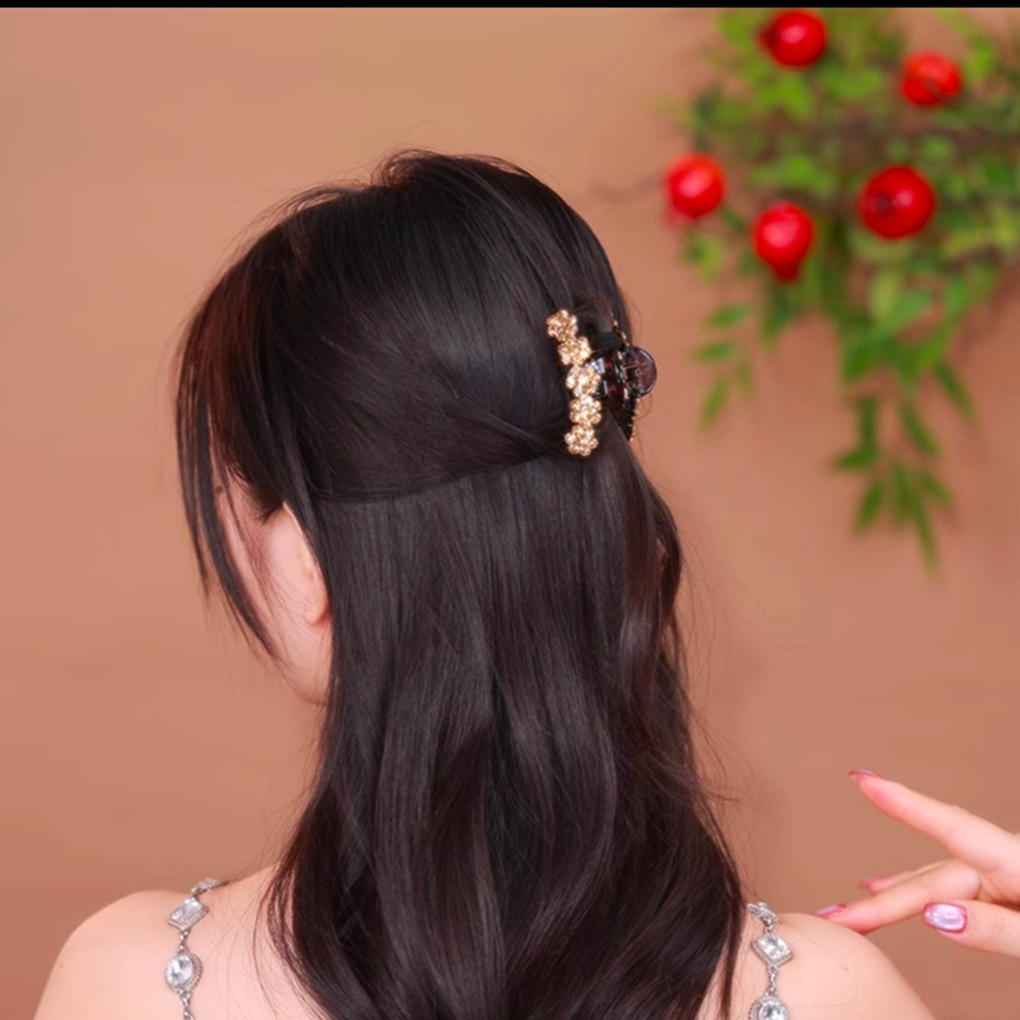 高级感小桂花发夹女新款甜美精致