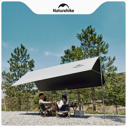Naturehike黑胶防雨防晒方形天幕