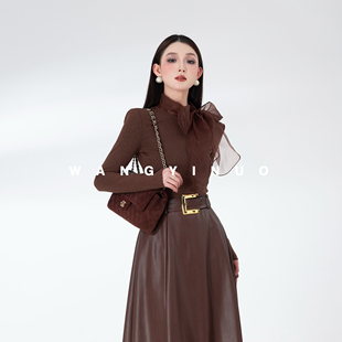 设计感显瘦气质时尚 2025秋冬新款 蝴蝶减龄上衣 月岛灵韵 MD依诺