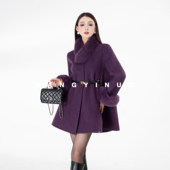 MD依诺 百搭双面呢羊毛外套 加厚气质洋气时尚 甜酷记忆 2025冬季