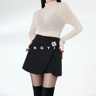 至简格调 显瘦气质网红洋气高腰百搭短裤 2025冬季 时尚 款 MD依诺