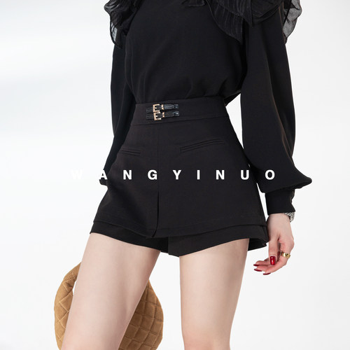 MD依诺【日光之城】2026春季款显瘦气质网红洋气高腰百搭休闲短裤