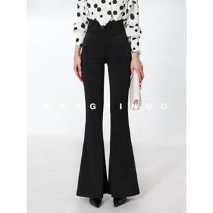 百搭都市高腰显瘦设计感蝴蝶裤 MD依诺 时尚 2025秋款 子 自由风向