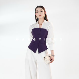 百搭气质感简约休闲显瘦长袖 2026春季 T恤上衣 双生月令 MD依诺