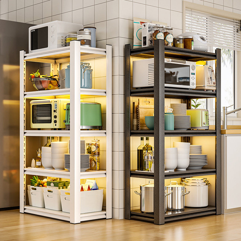 厨房置物架落地多层靠墙收纳架家用微波炉烤箱杂物橱柜货架储物架,厨房/烹饪用具,微波炉置物架,淘宝优惠券,粉丝福利购,淘宝优惠卷