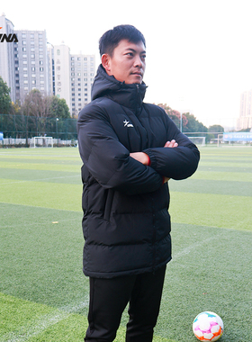 INA茵浪棉服中长款加厚保暖冬季男保暖外套运动儿童大衣厚IN6107