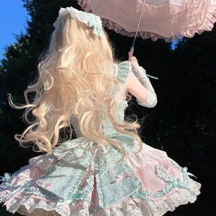 Lol洛丽猫全款jsk连衣裙蝴蝶结洛丽塔原创a洋装it