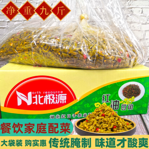 北极源9斤下饭老坛整箱红油豆角