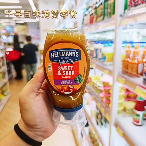 英国Hellmann's蒜香沙拉酱酸甜酱