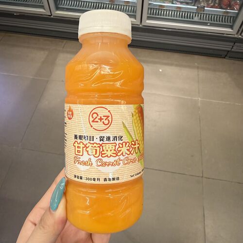 香港制造怡加新筍甘玉米汁