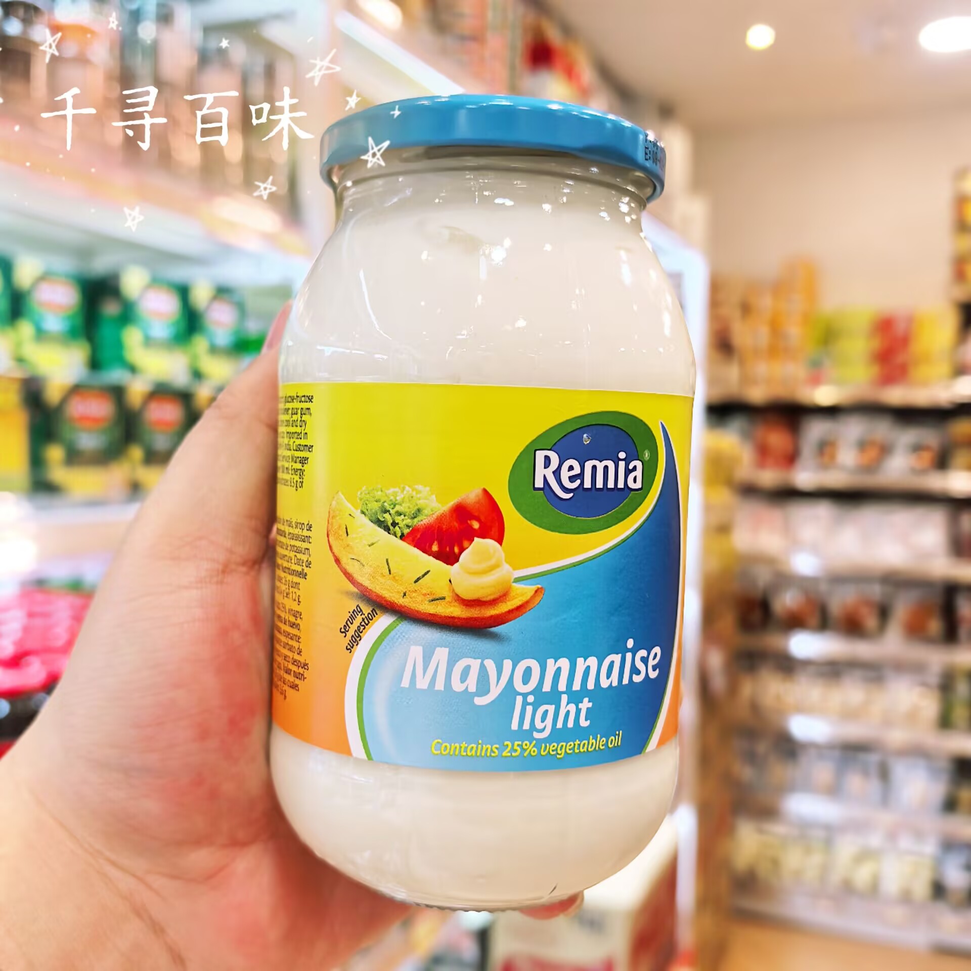 荷兰进口REMIA低脂蛋黄酱沙律酱