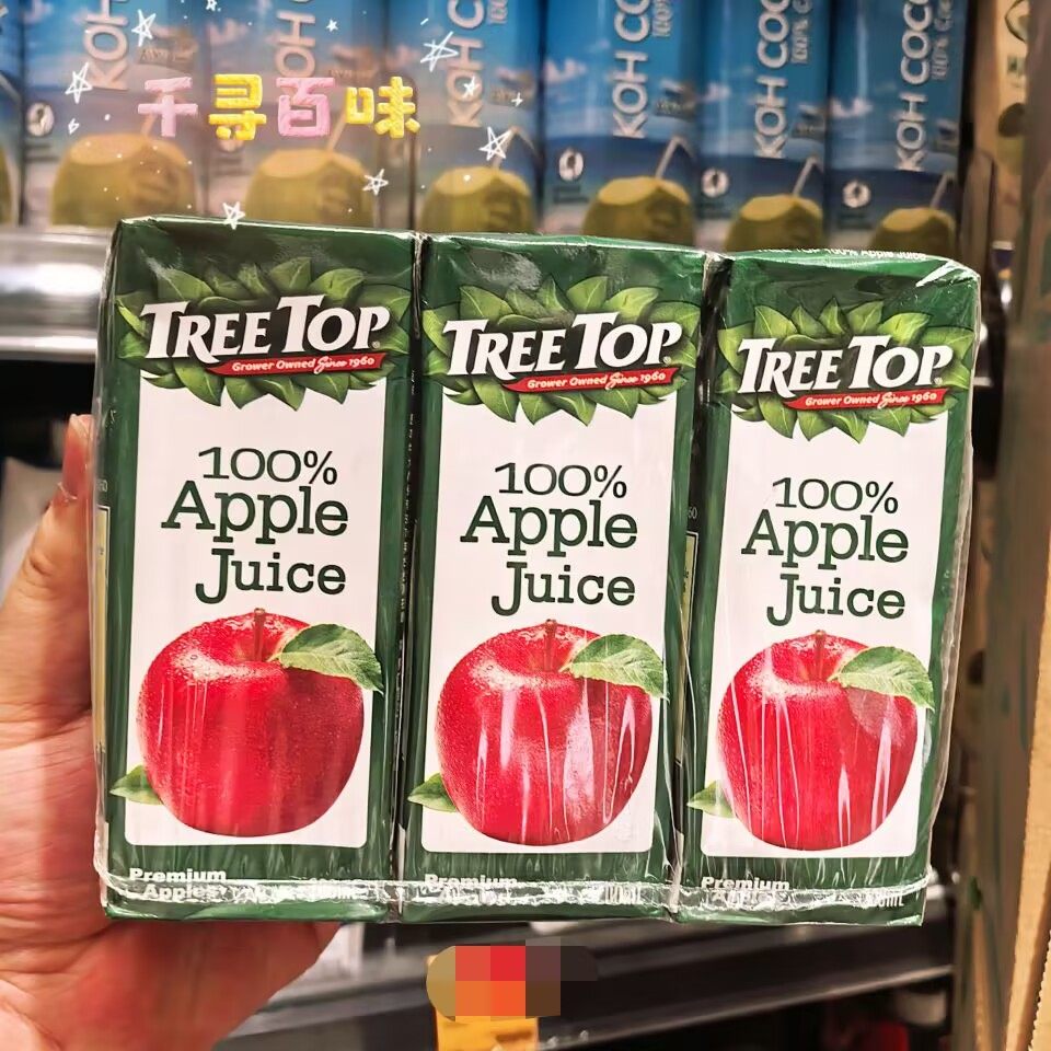 yushi树顶TREETOP百分百苹果汁