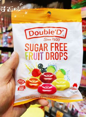 香港代购 澳洲进口double D 达宝蒂无糖糖果硬糖孕妇儿童糖果零食