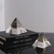 现代简约K9水晶创意金字塔装 饰时尚 家居书房样板间家居工艺品摆件