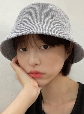 薄款透气棉麻显脸小遮阳水桶帽