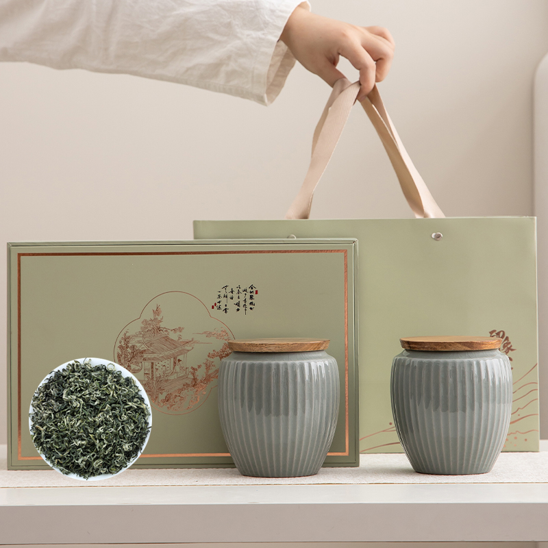 2025年新茶茶叶明前特级碧螺春绿茶礼盒装250g过节送礼长辈领导