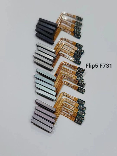 适用三星zflip5 zflip6原装指纹识别键音量按键开机排线F741 F731
