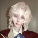 作曲家cos假发男白毛长卷发第五人格弗雷德里克同款 拍照演出头套