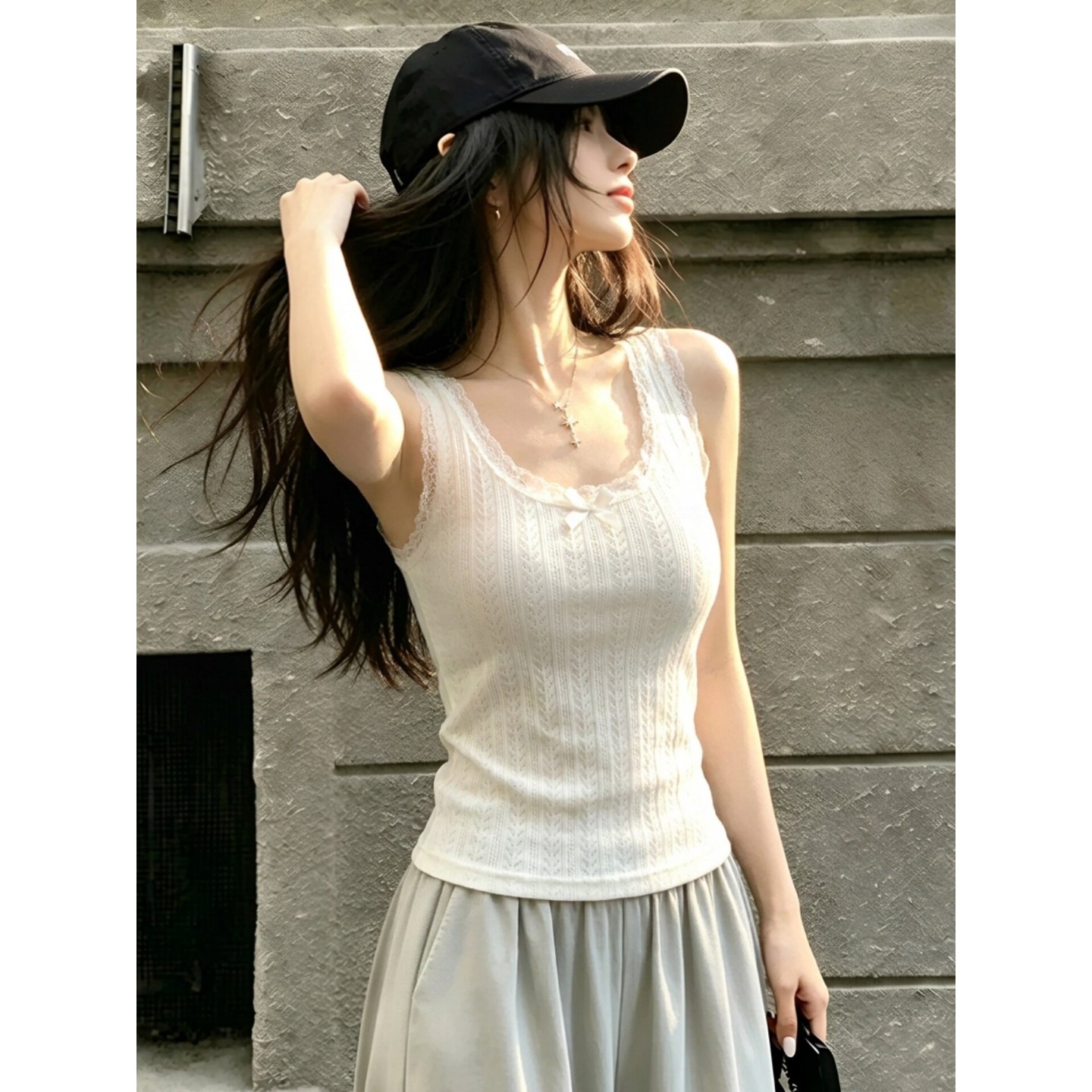 泰国绝美小吊带背心内搭女夏外穿图片