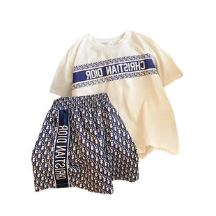 纯棉运动服套装跑步女夏季薄款宽松短袖短裤小个子时尚休闲两件套