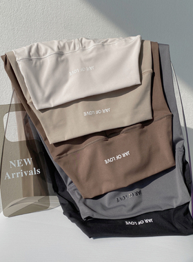 灰绿色高腰收腹瑜伽瘦腿鲨鱼皮打底裤女外穿春秋薄款冬季加绒紧身