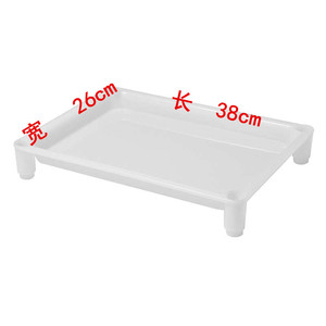 沙县小吃设备 塑料饺盘饺子盘托盘速冻冷冻食品盘长方形冰箱专用