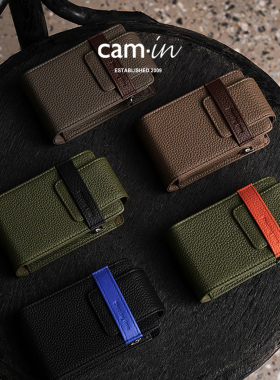 cam-in真皮手掌纹相机包手拿收纳包适用索尼黑卡理光GR2/GR3/GR3X