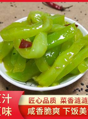 咸菜批发[开味下饭菜]青笋条红油青笋条清脆爽口小菜袋装酱菜