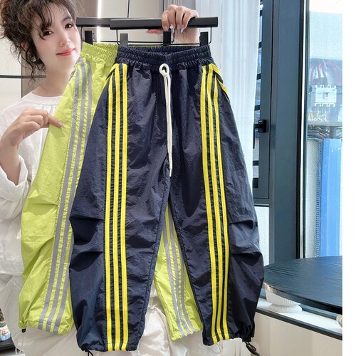 男童侧面编织防蚊裤夏季薄款