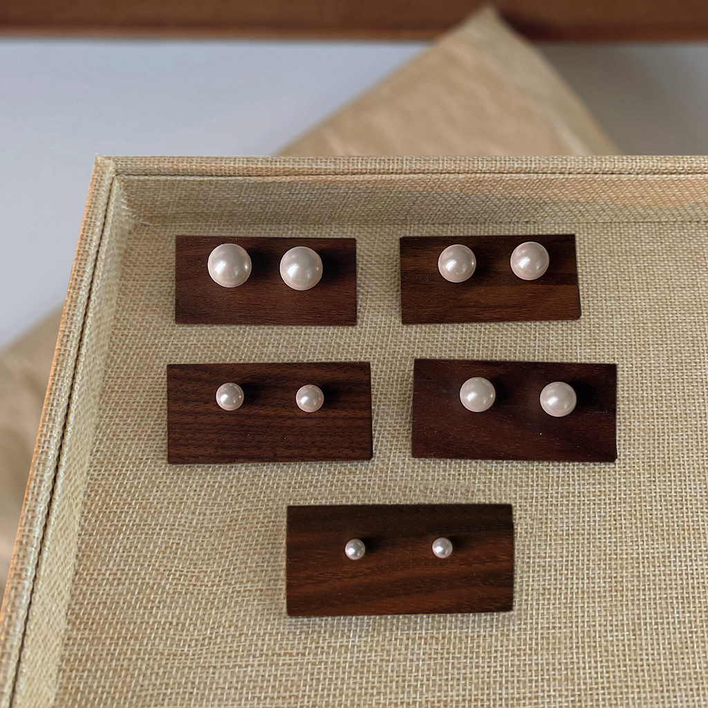 珍珠耳钉2024年新款耳环女ins轻奢高级感复古气质耳饰925银针