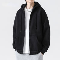 190 Extended cardigan hooded sweatshirt for tall men, spring and autumn thin zipper jacket for teenagers, men's top thumbnail 3