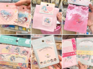 *日本代购 便签福星小子高桥留美子盲盒挂件信纸手帕文件夹束口袋