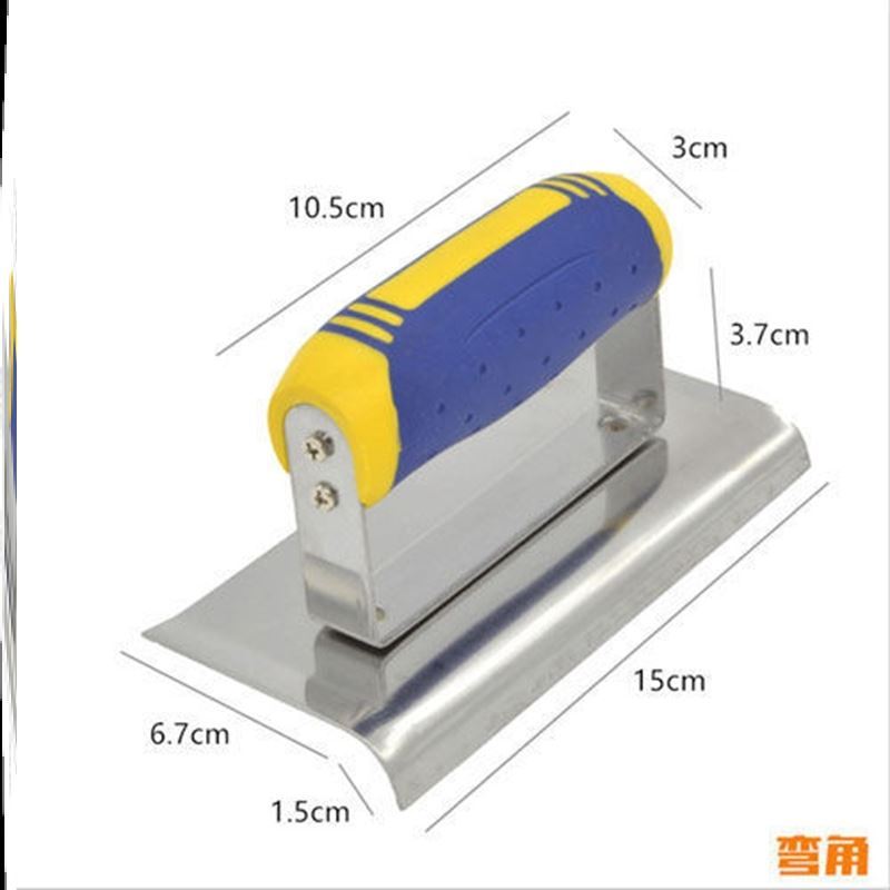 泥工新工具不锈钢加厚阴角阳角圆角抹灰刀装修墙角拉角器直角刮腻