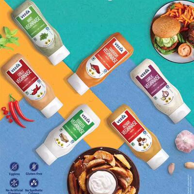 India Imported Veeba Mayonnaise 300g印度进口不含蛋的蛋黄酱
