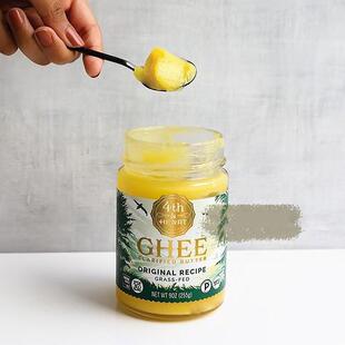 美国4th&Heart草饲酥油Ghee防弹咖啡生酮认证零碳纯净黄油烘焙