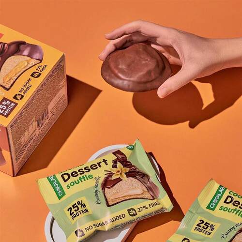 CHIKALAB cookie dessert souffle 55g 25% protein no sugar add