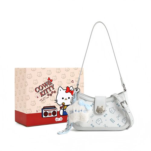 正品Cow&Kitty卡通印花手提包