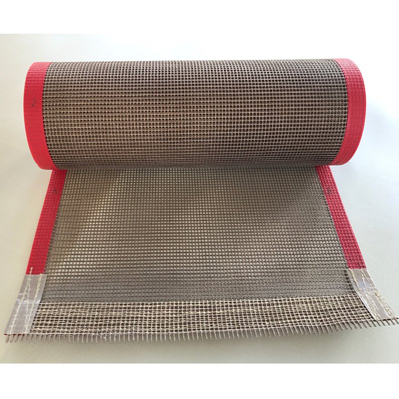 4*4网格状耐高温特氟龙网格输送带 UV烘干机输送带铁氟龙网格布