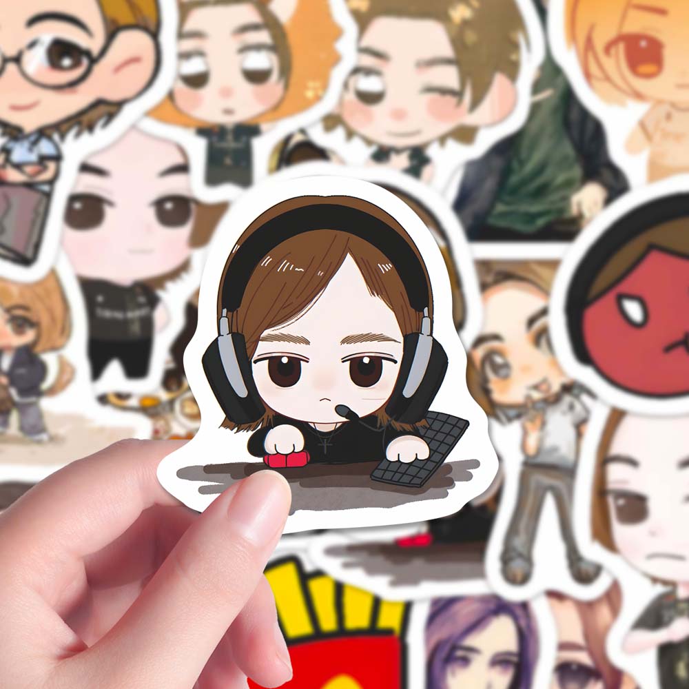 116张可爱donk卡通手绘csgo同人创意Q版周边表情包手机壳贴纸装饰